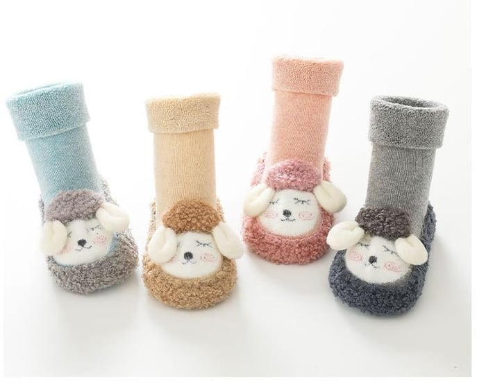 Adorable Plush Cotton Baby Shoes