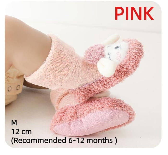 Adorable Plush Cotton Baby Shoes
