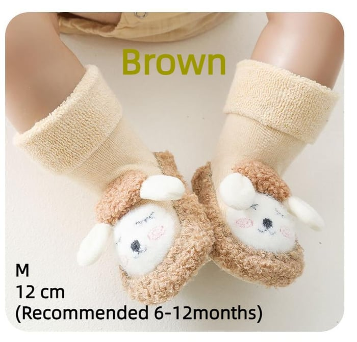 Adorable Plush Cotton Baby Shoes
