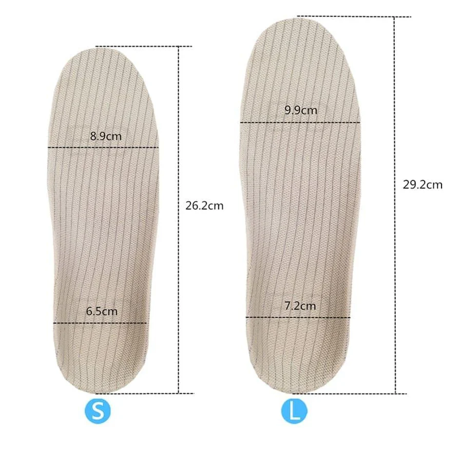 2-Piece Premium Orthotic UK Gel Insoles | Orthopedic Support for Flat Feet & Foot Health