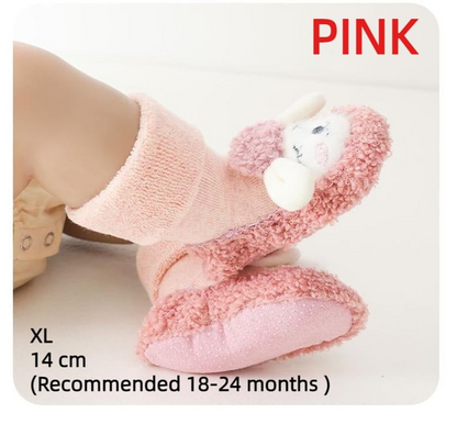 Adorable Plush Cotton Baby Shoes