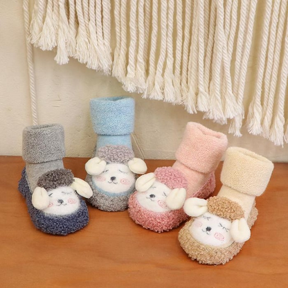 Adorable Plush Cotton Baby Shoes