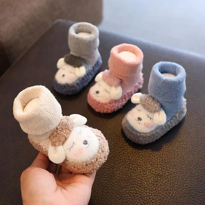 Adorable Plush Cotton Baby Shoes