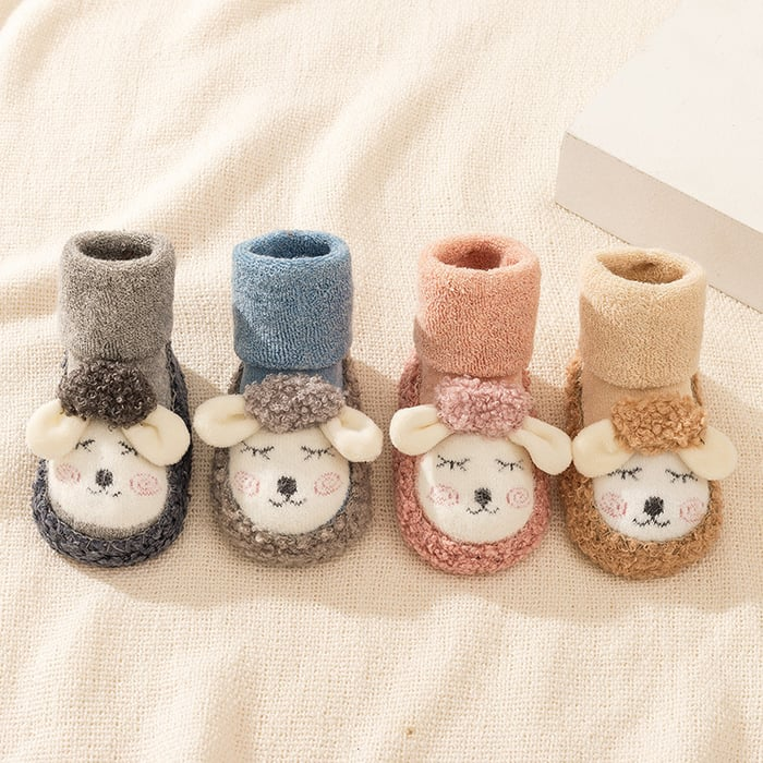 Adorable Plush Cotton Baby Shoes