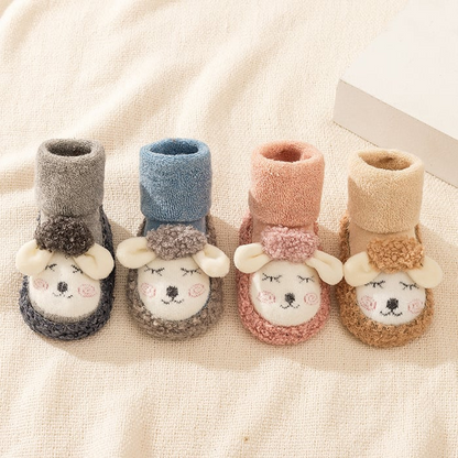 Adorable Plush Cotton Baby Shoes