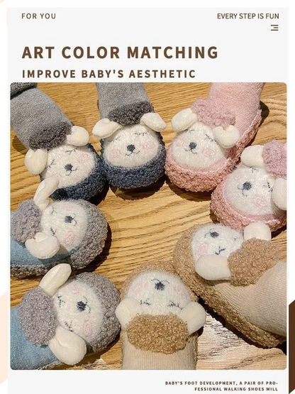 Adorable Plush Cotton Baby Shoes