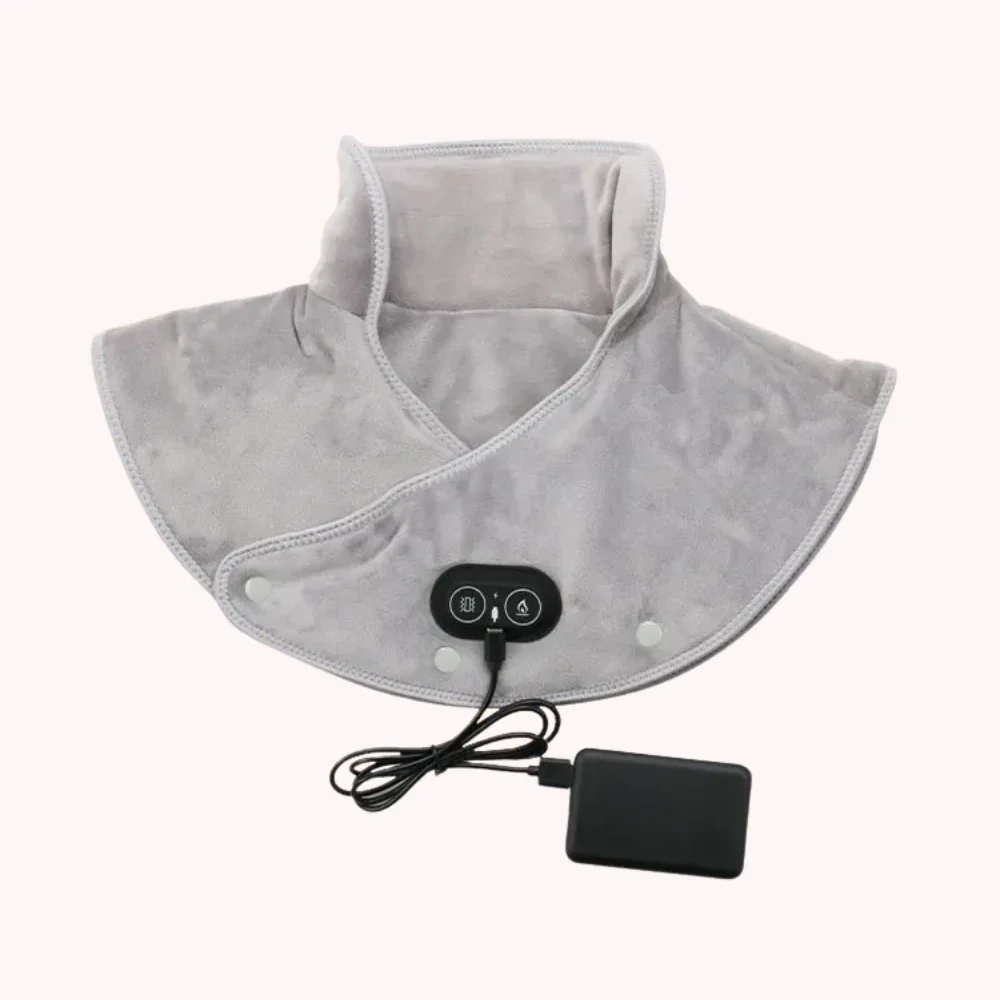 Heated neck collar