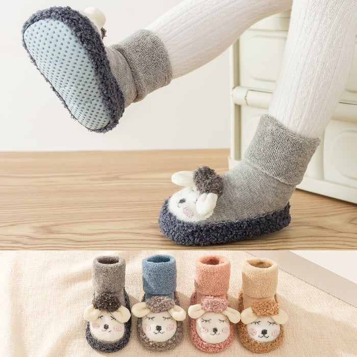 Adorable Plush Cotton Baby Shoes