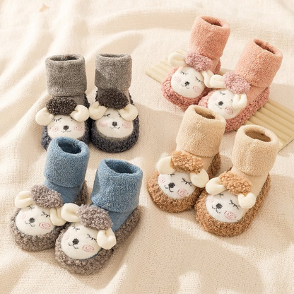 Adorable Plush Cotton Baby Shoes