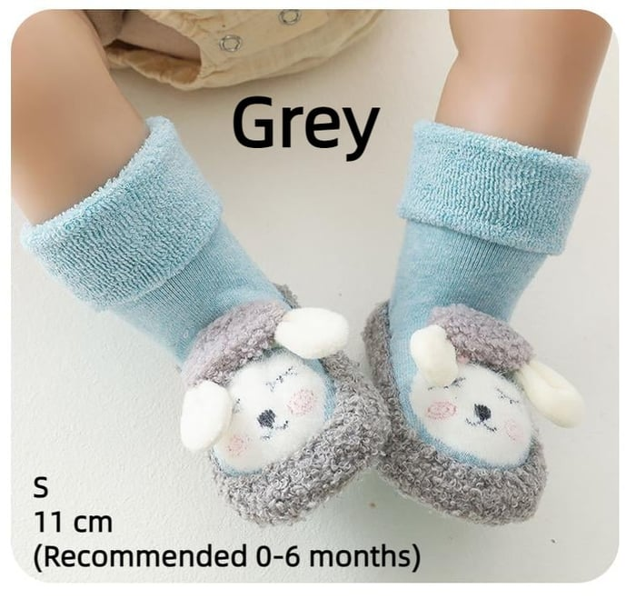 Adorable Plush Cotton Baby Shoes